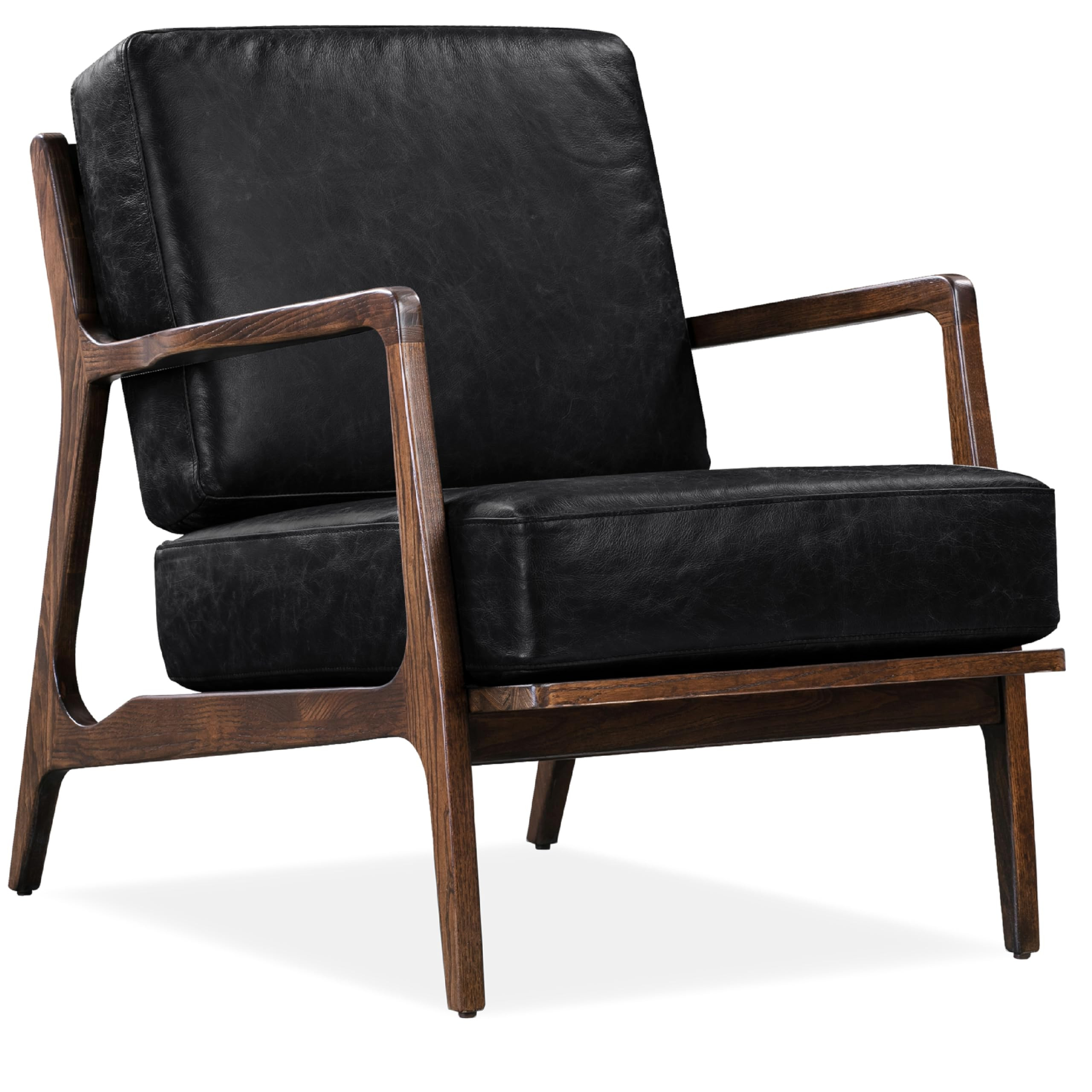 POLY & BARK Verity Lounge Chair, Onyx Black | Amazon (US)