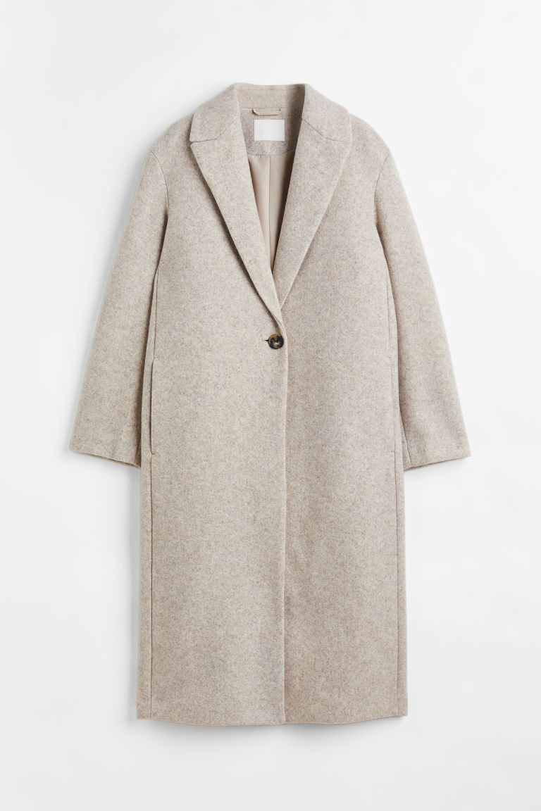 H & M - Manteau oversize en twill - Beige | H&M (FR, IT, ES, PT, BE)