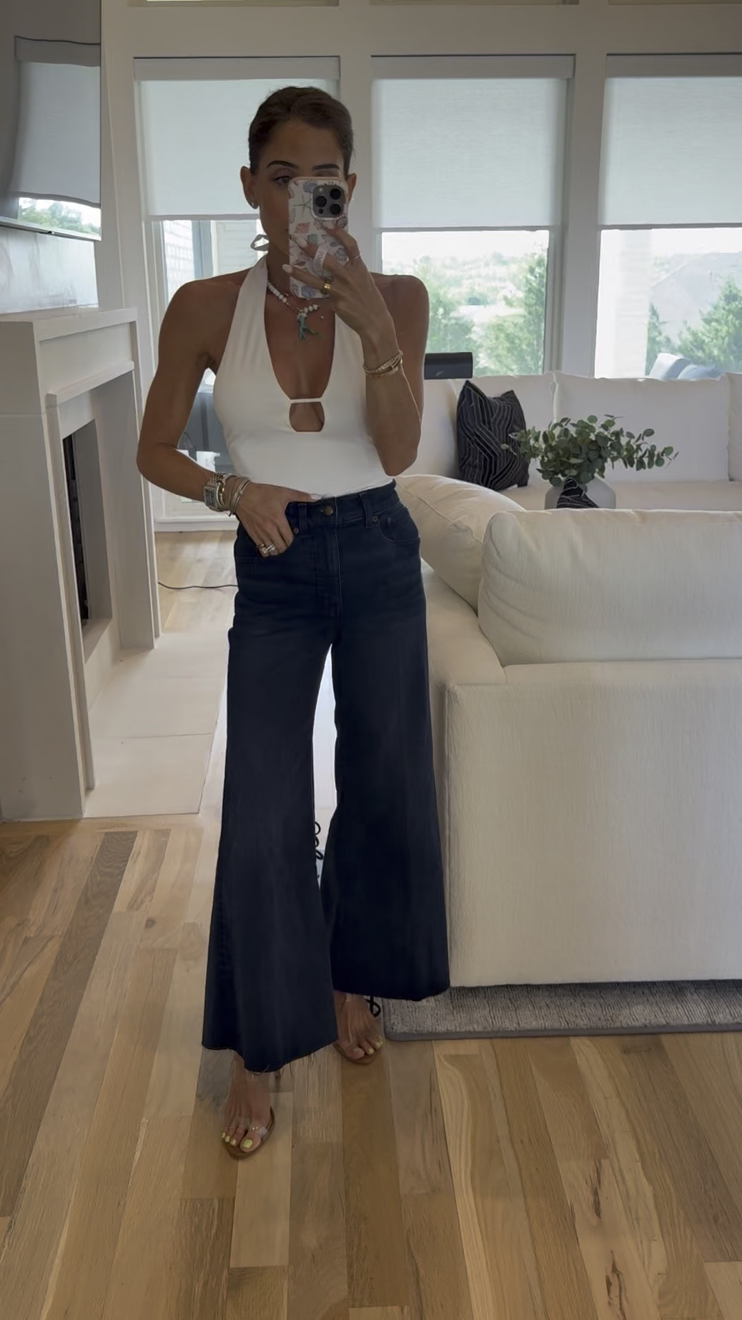 Petite stretch jeans size 23 dark wash jeans everyday outfit summer outfit Nordstrom

#LTKootd #LTKPetite