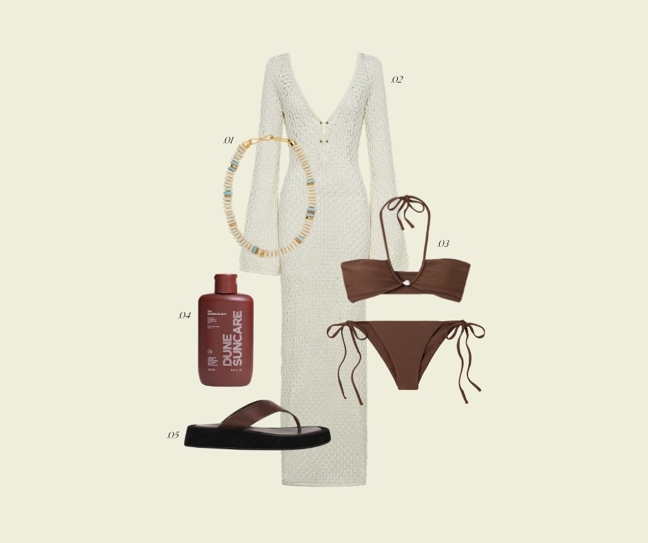 Revolve Sunscreen // Spring Style // Meshki Coverup // Vacation Outfits // Brown Swimsuit // Travel Fashion 

#LTKTravel #LTKootd #LTKSwim