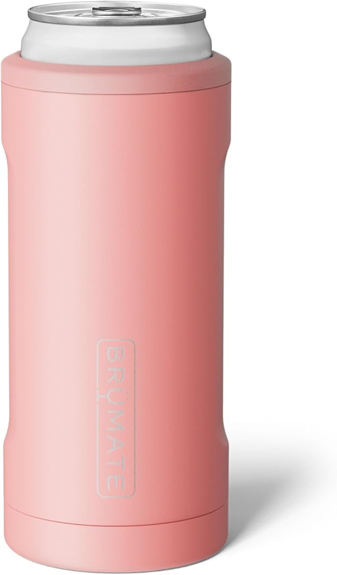 BrüMate Hopsulator Slim Can Cooler Insulated for 12oz Slim Cans | Skinny Can Insulated Stainless... | Amazon (US)