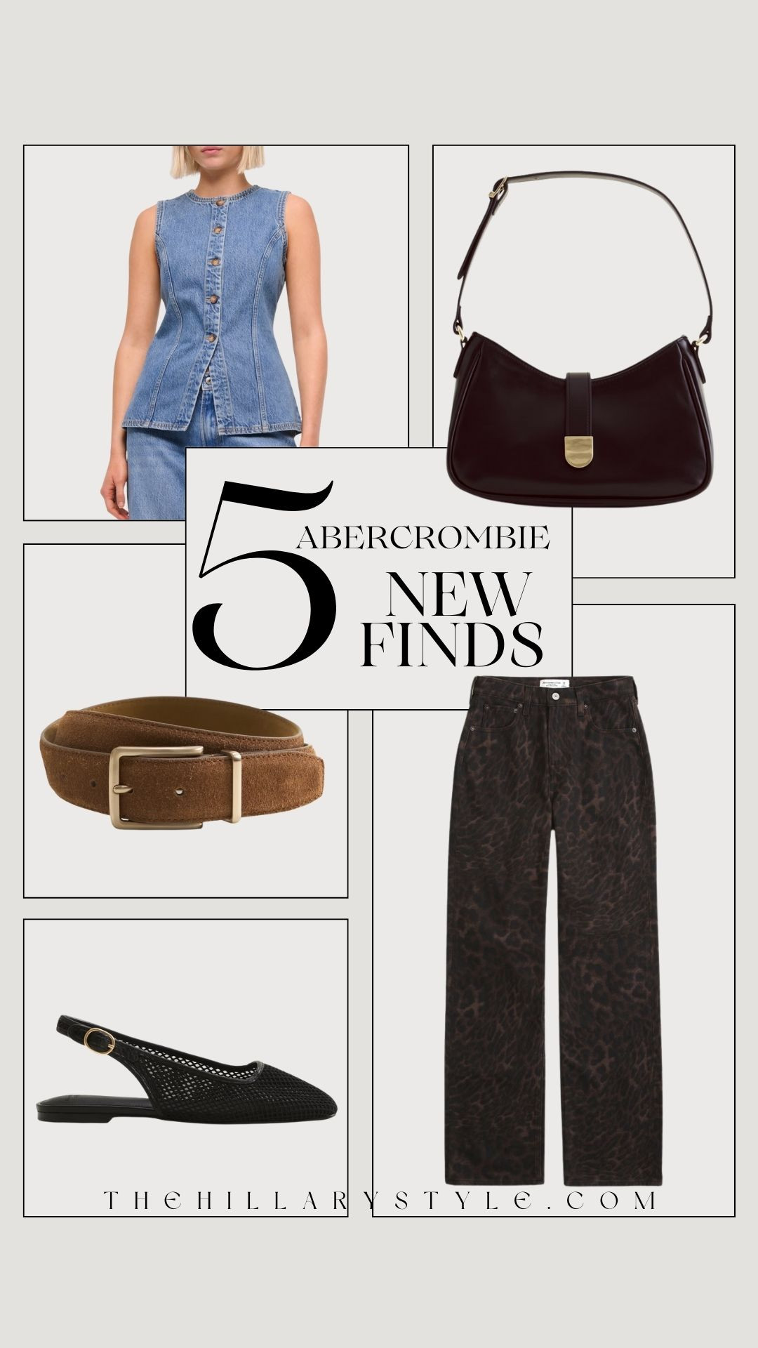 Abercrombie New Arrivals: Fall Fashion Finds

✨ New Drop Alert! ✨ Discover 5 must-have Abercrombie new arrivals perfect for fall. From chic denim pieces and a luxurious leather shoulder bag to statement animal print pants and versatile accessories, these finds will instantly elevate your autumn wardrobe. Shop the latest from Abercrombie and stay on trend this season! #Abercrombie #AbercrombieStyle #NewArrivals #FallFashion #AutumnStyle #DenimStyle #LeatherBag #AnimalPrint #TrendingNow #FashionFinds #TheHillaryStyle 

 

#LTKSeasonal #LTKStyleTip #LTKautumn