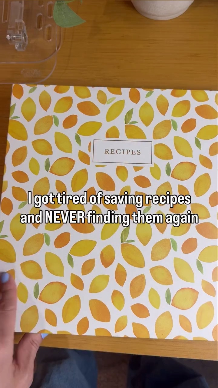 Tell me I’m not the only one who saves recipes and NEVER finds them again 😅 

Pinterest…Instagram…screenshots…it was chaos!

I wish I printed my recipes out sooner. Making them cute and scrapbooking them is just an added perk. 

🔗 COMMENT ‘COOK’ FOR THE RECIPE BOOK. It has everything you need! 

#recipebook #recipebooks  #momlife #momproblems #momorganization