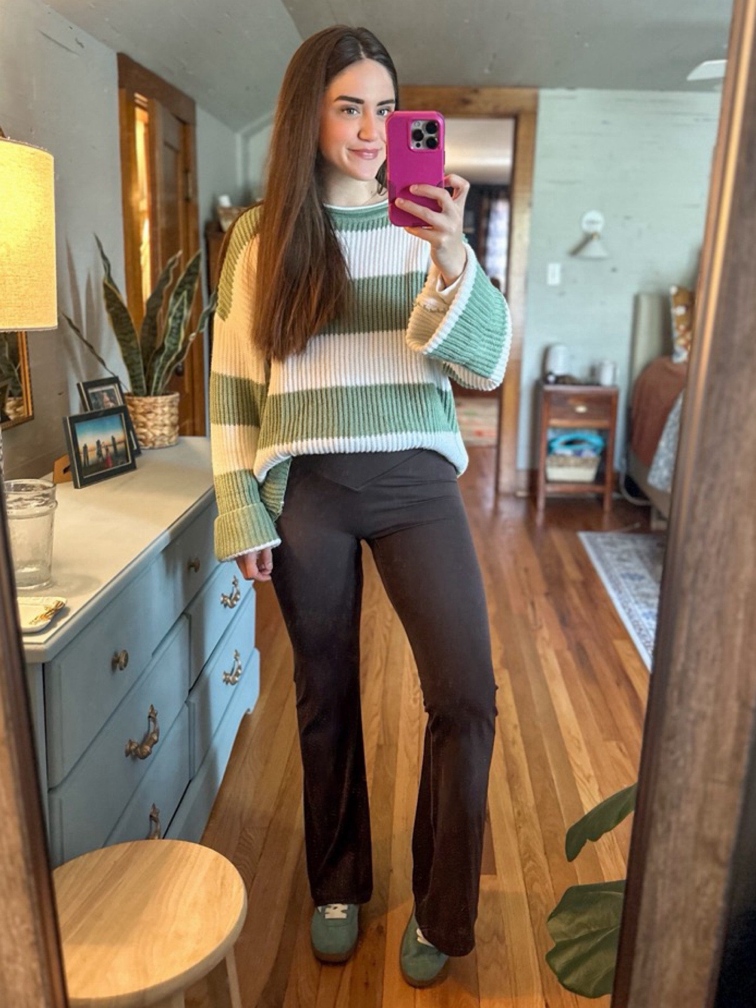 Amazon // outfit // outfit inspo // ootd // stripe sweater // yoga pant // flared legging // everyday style 

#LTKFindsUnder50 #LTKStyleTip #LTKFindsUnder100