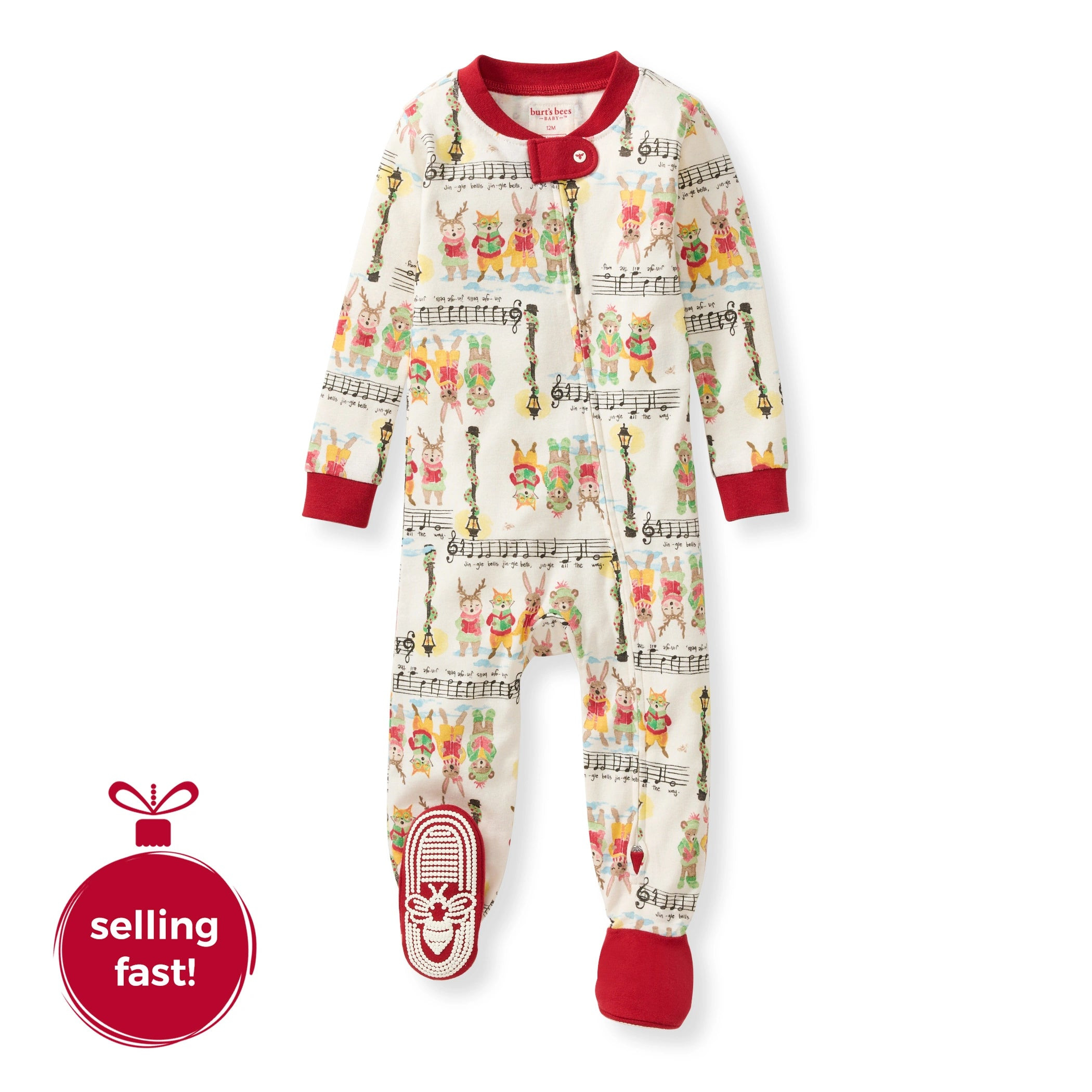 Sweet Carolers Matching Family Sleeper | Burts Bees Baby