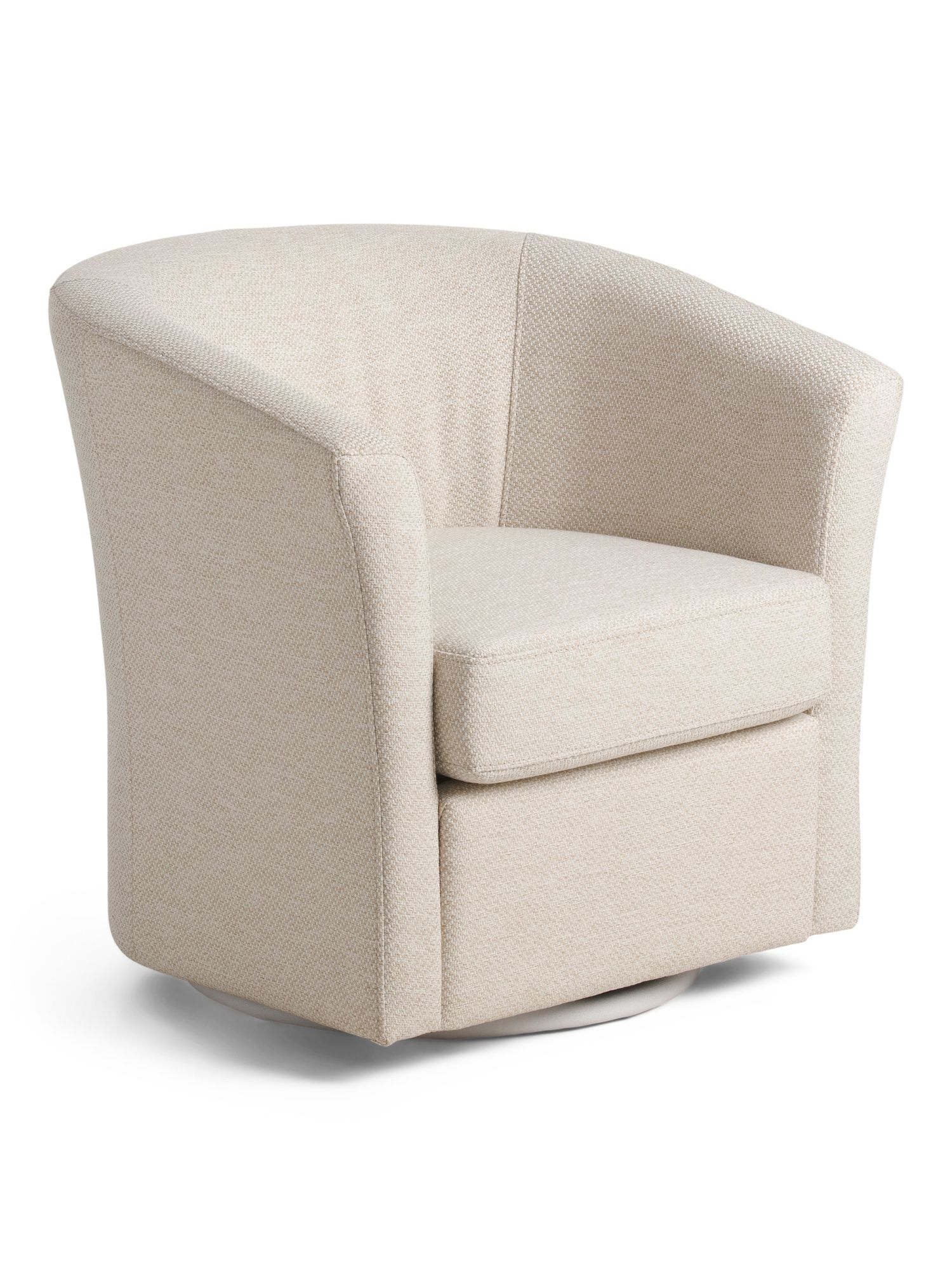 Monument Textured Swivel Jett Accent Chair | Marshalls
