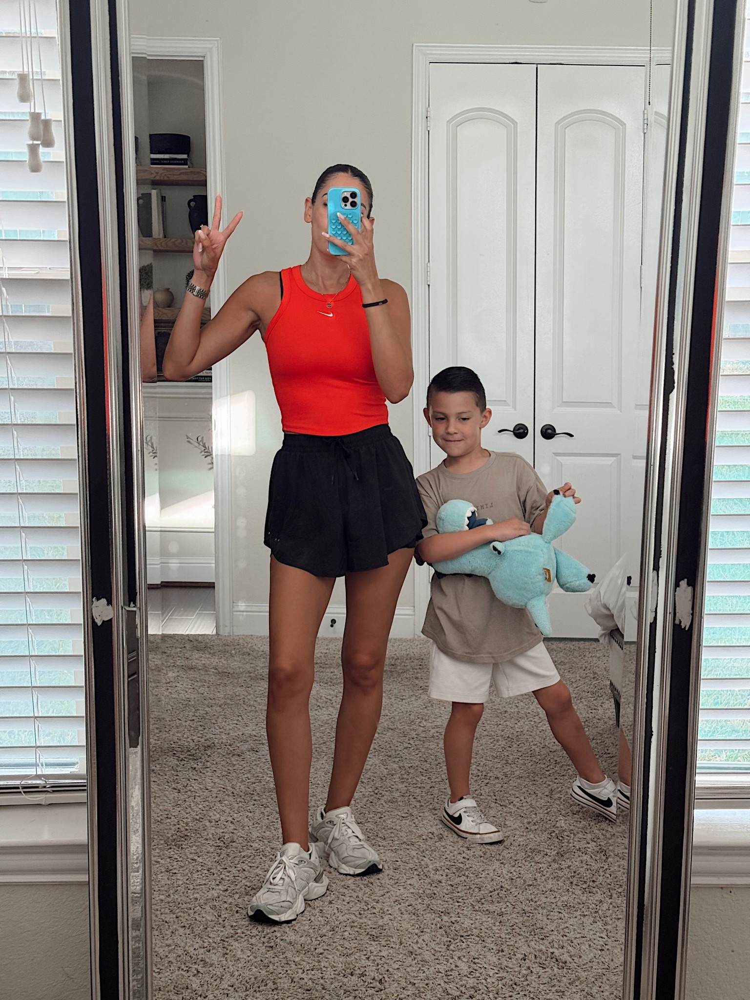 Small in both 
Size medium for Daniel shirt 