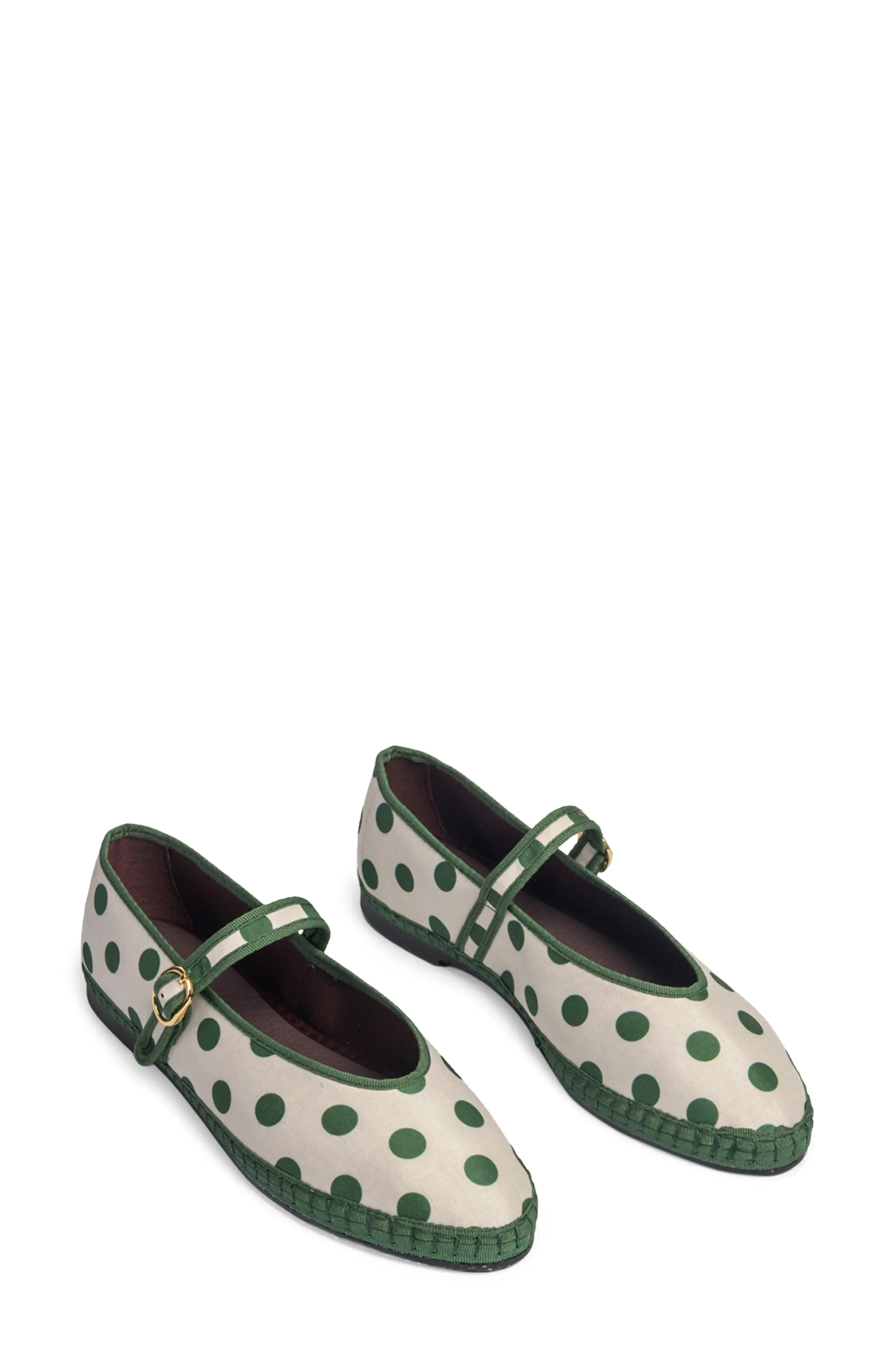 Flabelus Polka Dot Pierre Mary Jane Flat (Women) | Nordstrom | Nordstrom