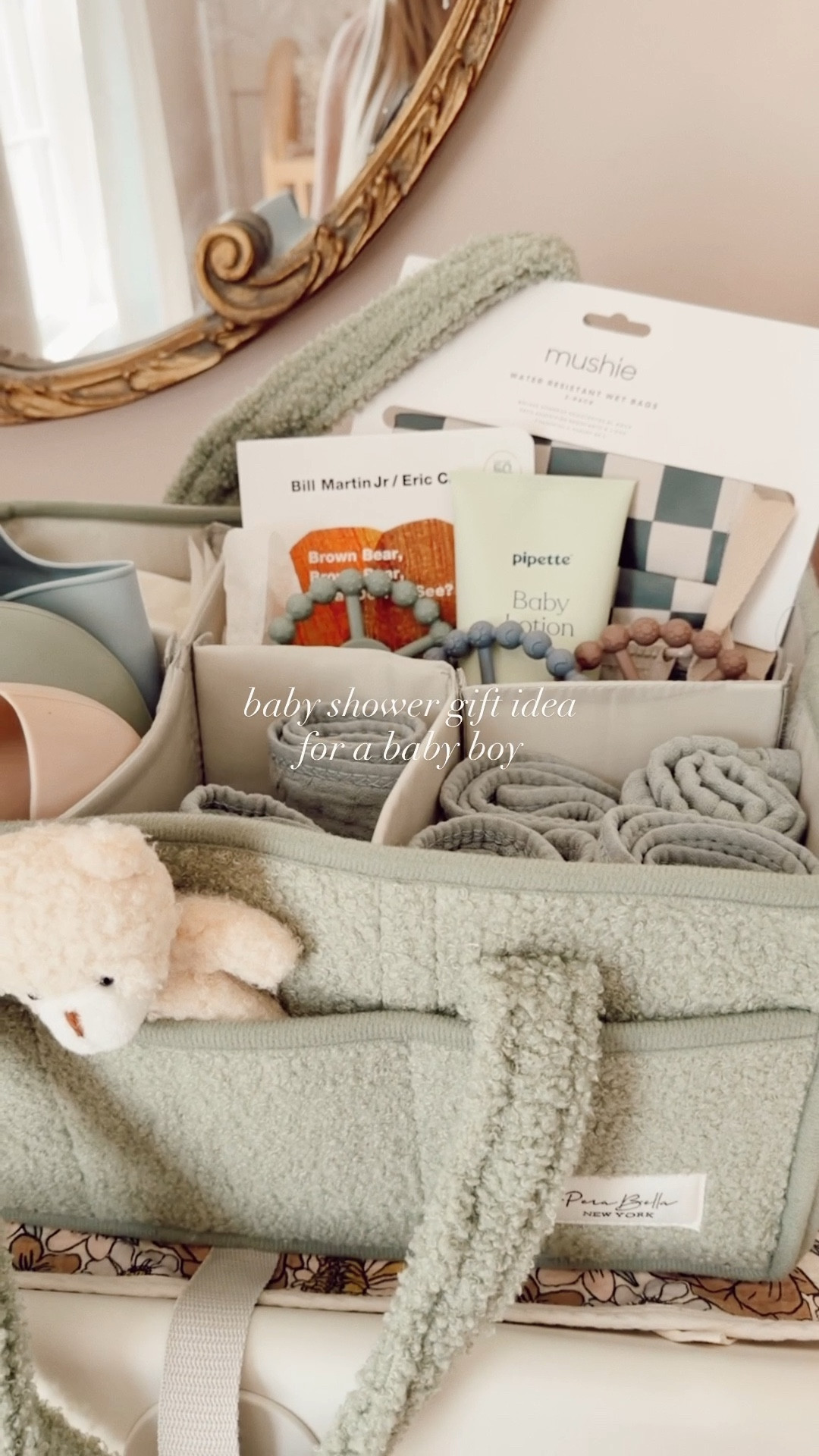 gift idea for a baby shower for a little boy or the mom that likes gender neutral colors + items! Linking what I have in this little tote bag for my girlfriend’s little boy! 

#LTKBaby #LTKBump #LTKmomlife
