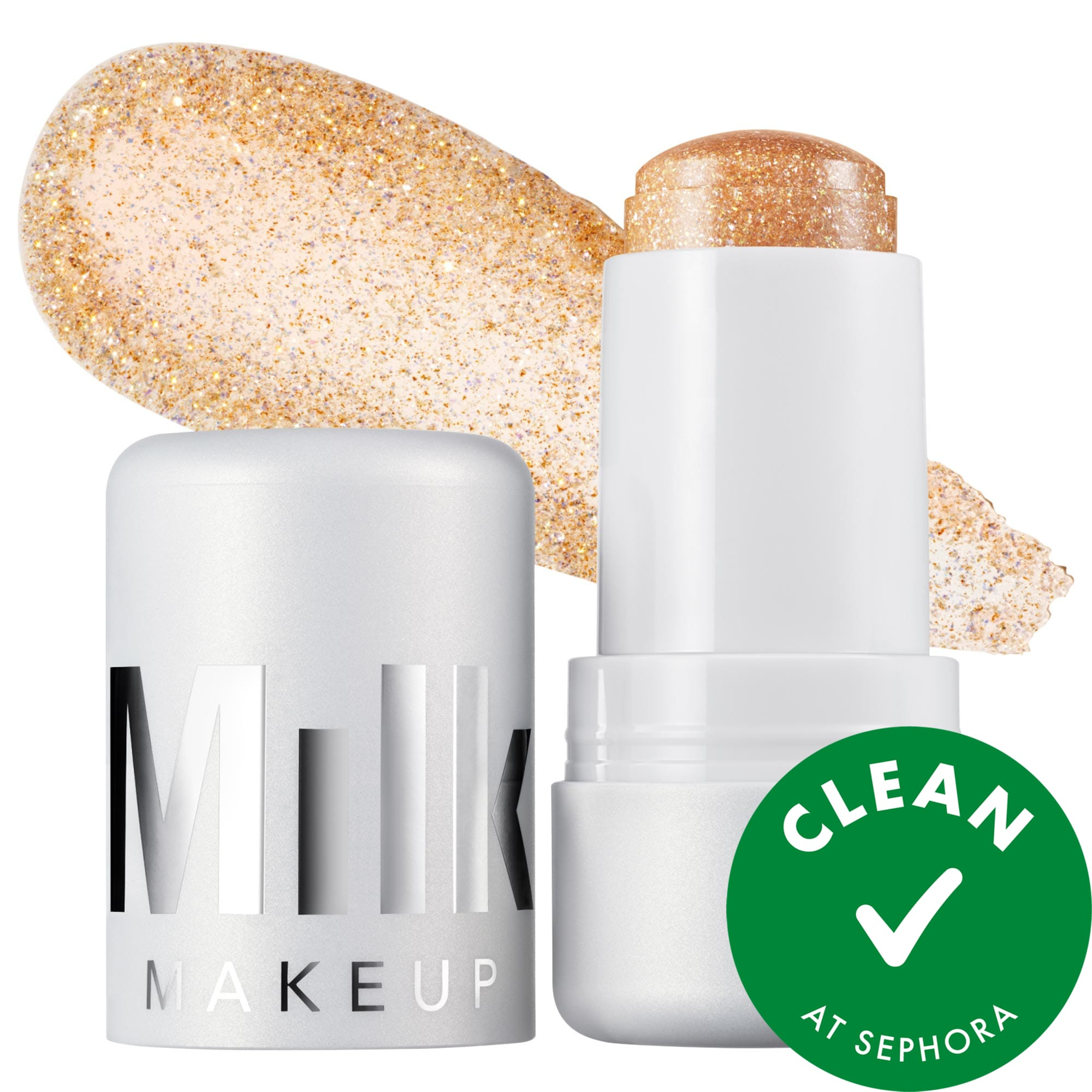 Milk Makeup Cooling Water Jelly Shimmer Highlighter Stick for Face and Eyes Bubbly 0.17 oz/5 g | Sephora (US)