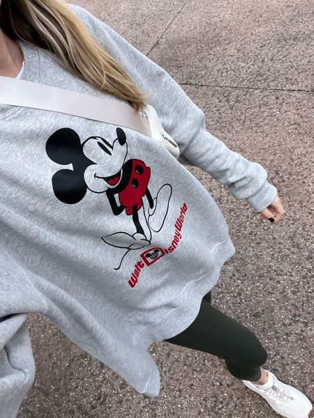 Have gotten a bunch of messages about Disney outfits! Love this Mickey sweatshirt (picked it up at the parks! This is size XXL) paired with leggings and sneakers for an Epcot outfit. A lululemon belt bag is a must as your hands free option for a long day of walking and exploring Disneyworld. 


Disneyworld outfits, magic kingdom outfits, Epcot outfits, Hollywood studios outfit, animal kingdom outfit, Disney outfits 

#LTKSeasonal #LTKtravel