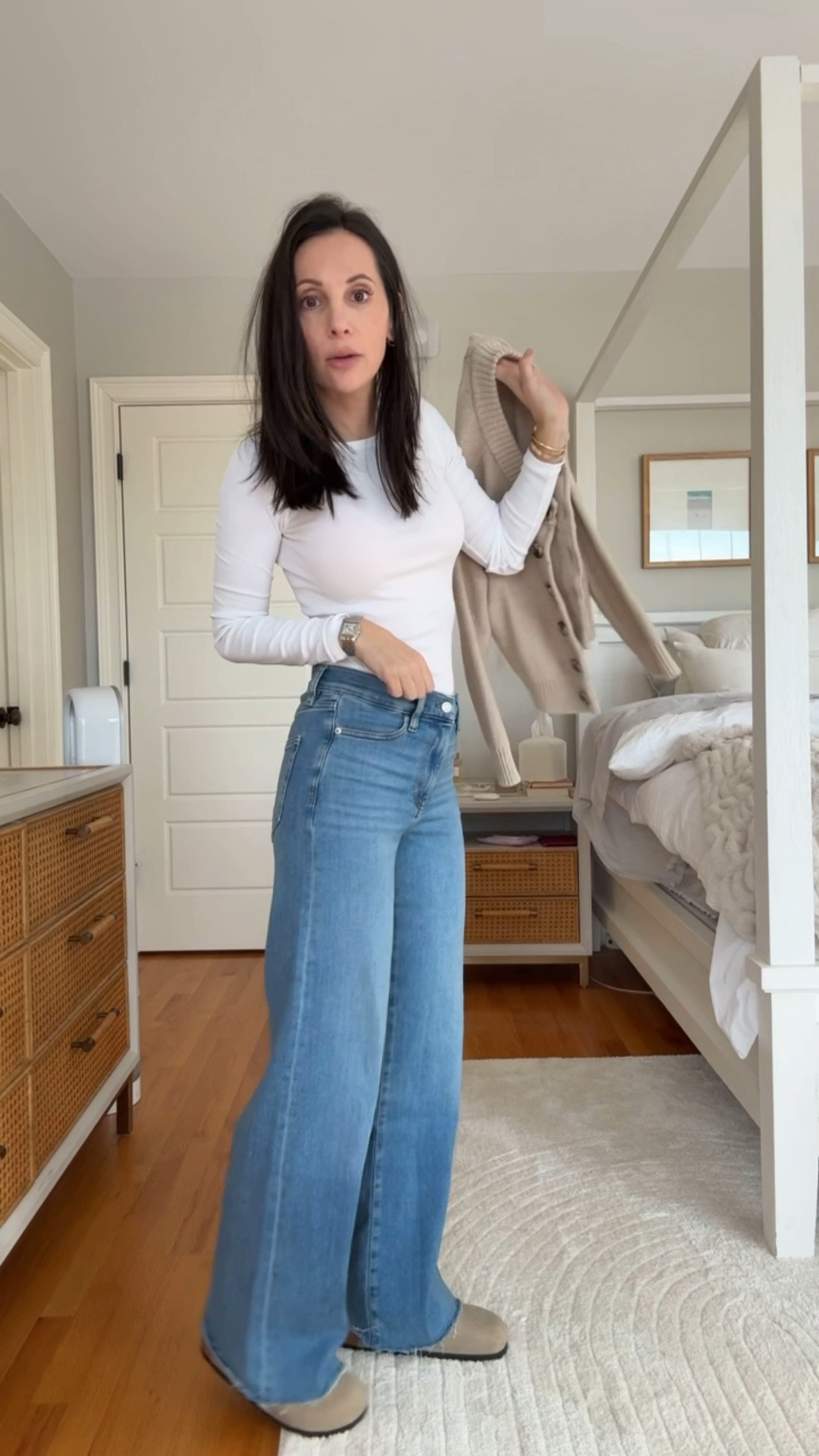 Our new favorite jeans- super stretchy and soft- they almost feel like thin sweatpants ! 💯 true to size fit. Get them while you can! 



#LTKdayinmylife #LTKgrwm #LTKootd