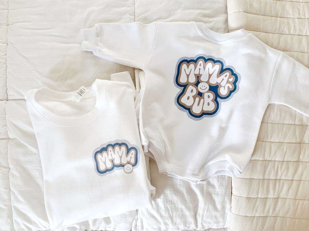 Mommy and Me Sweatshirt Set Mother's Day Gift Mama's - Etsy | Etsy (US)