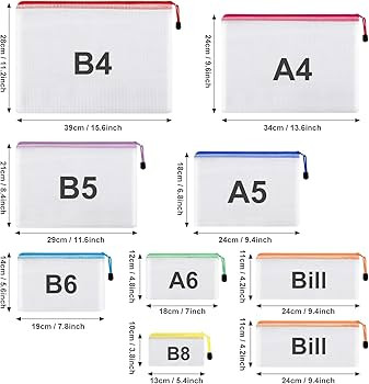 EOOUT 30pcs Mesh Zipper Pouch, Waterproof Zipper Bags, 8 Sizes, 8 Colors, Multipurpose for Travel... | Amazon (US)