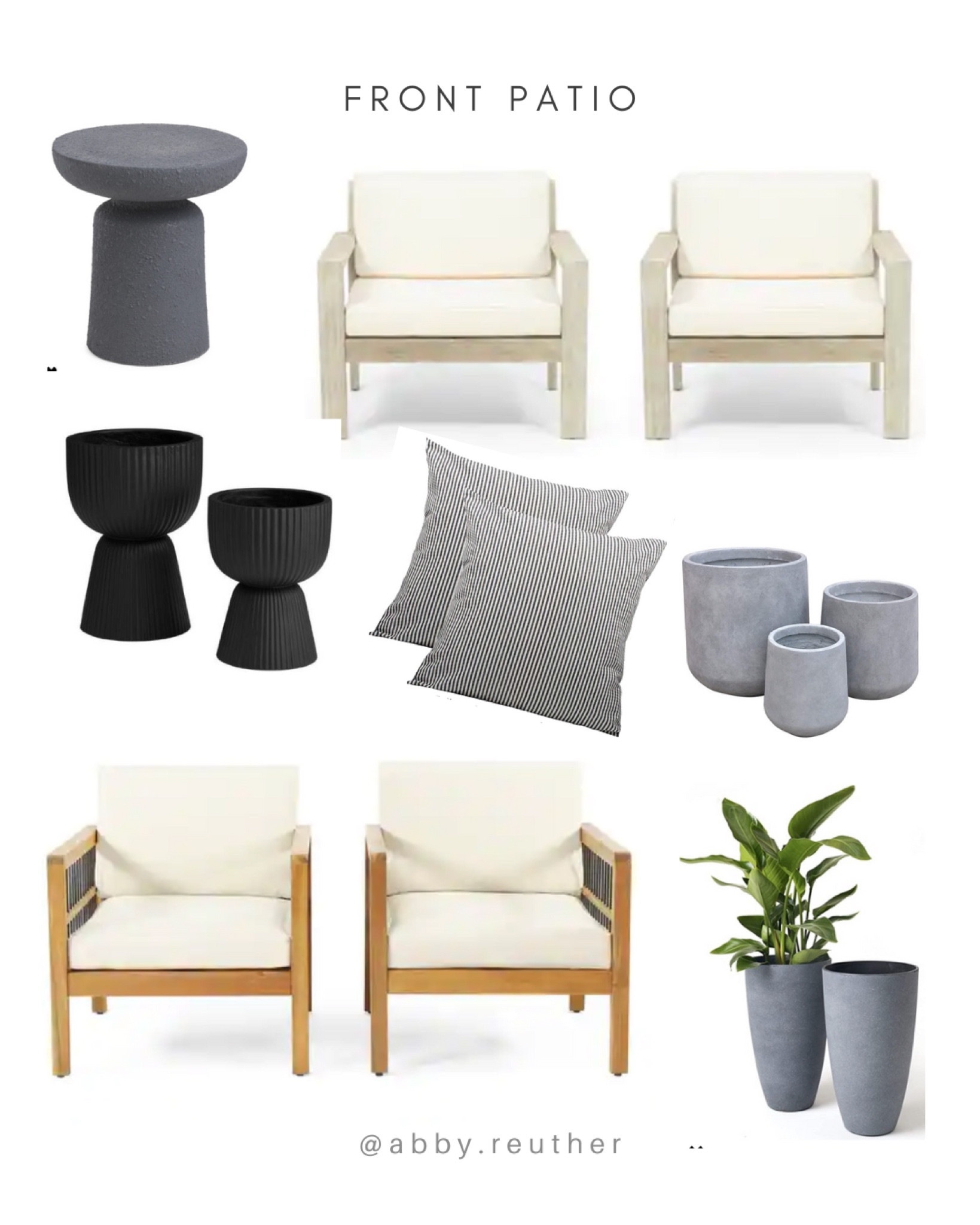 Patio decor, patio design, patio chairs, patio furniture, outdoor decor, outdoor planters, outdoor pillows, throw pillows, pillow covers, outdoor end table

#LTKhome