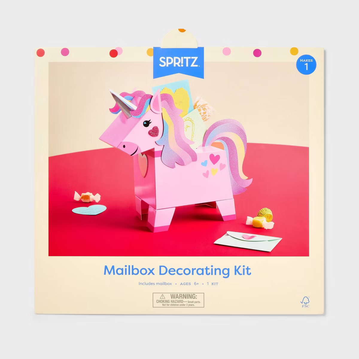 Valentine's Day Unicorn Character Box - Spritz™ | Target