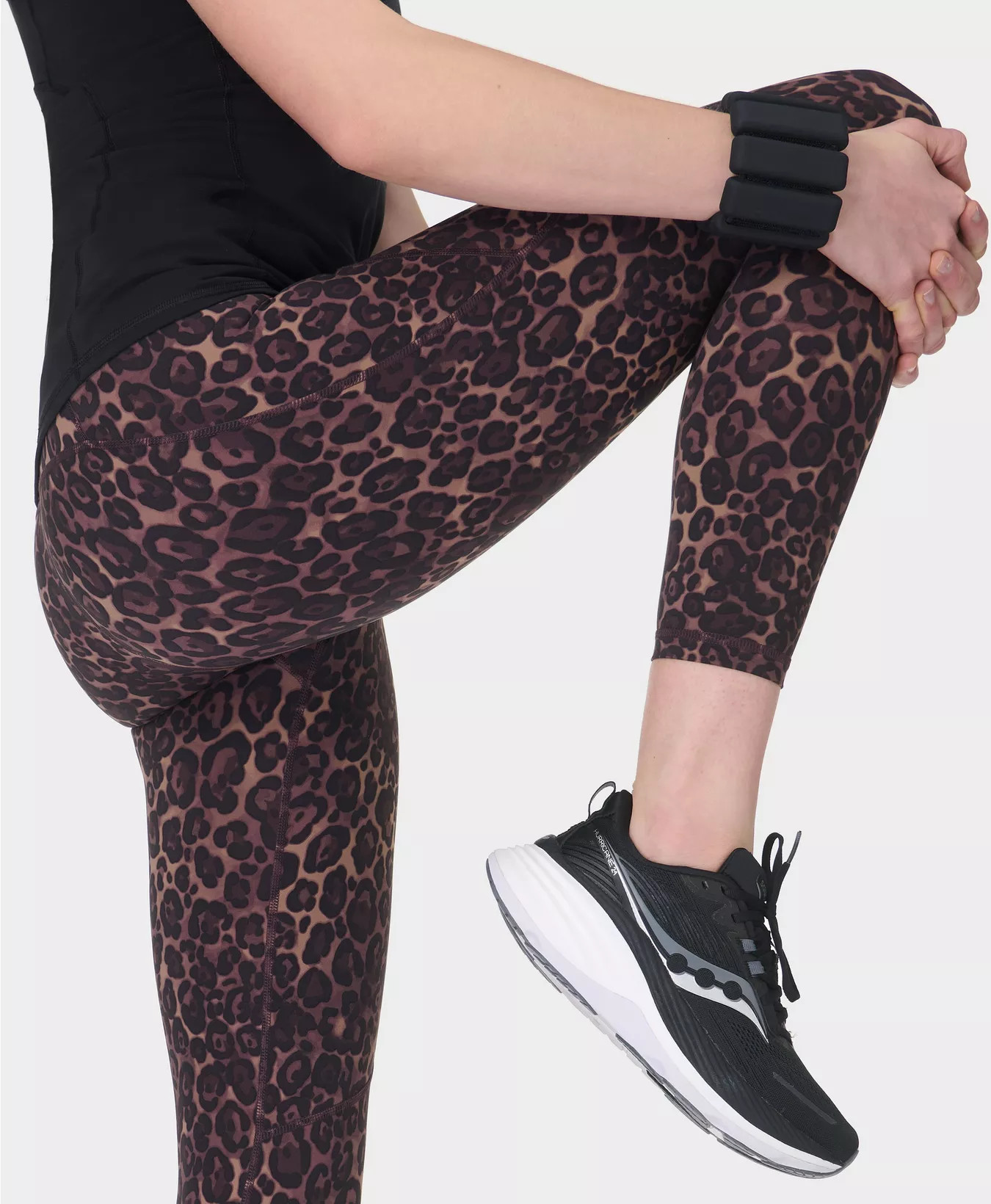 Power 7/8 Gym Leggings - Brown Wild Leopard Print | Women's Leggings | Sweaty Betty | Sweaty Betty UK