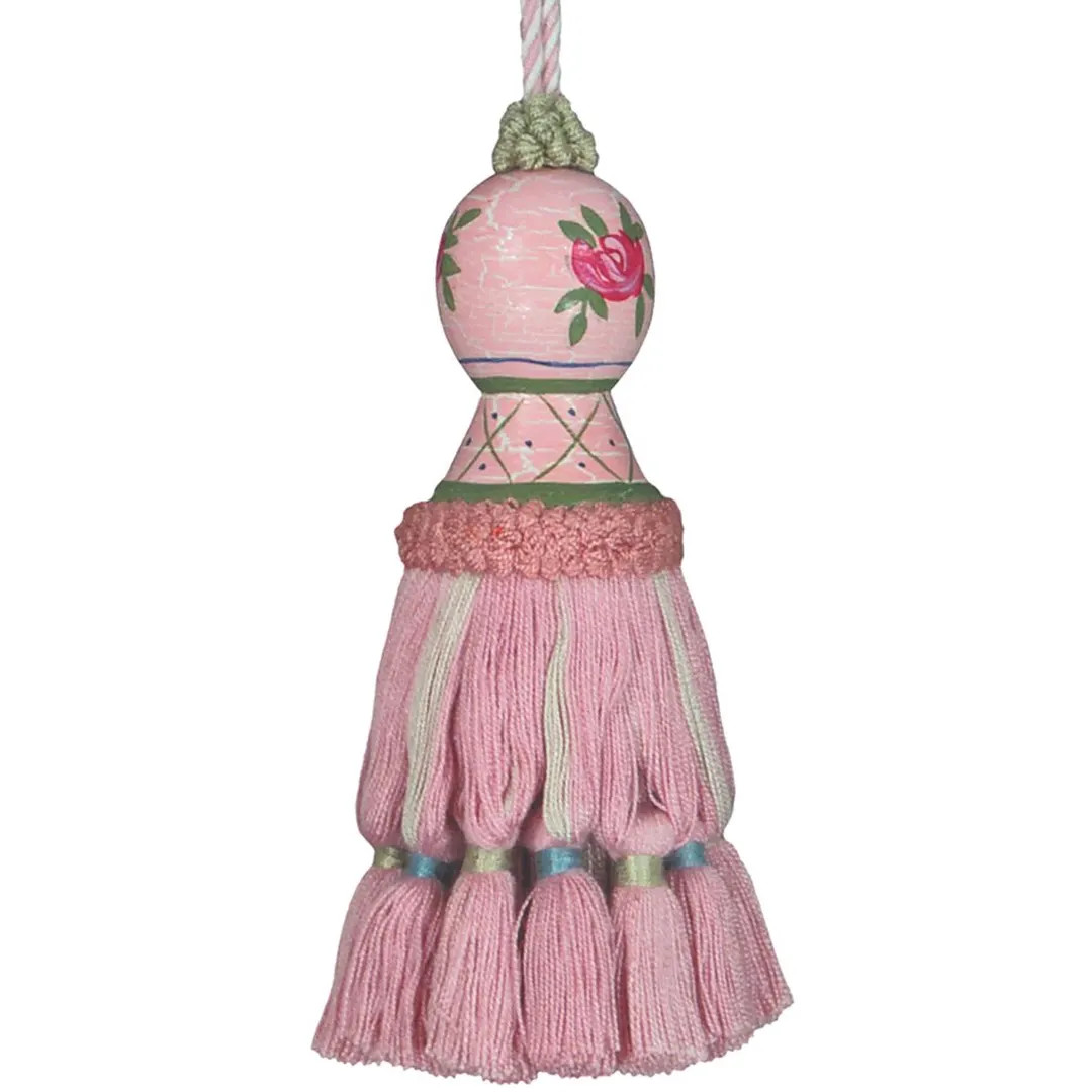 Hand Painted Tassel - Rose | Etsy (US)