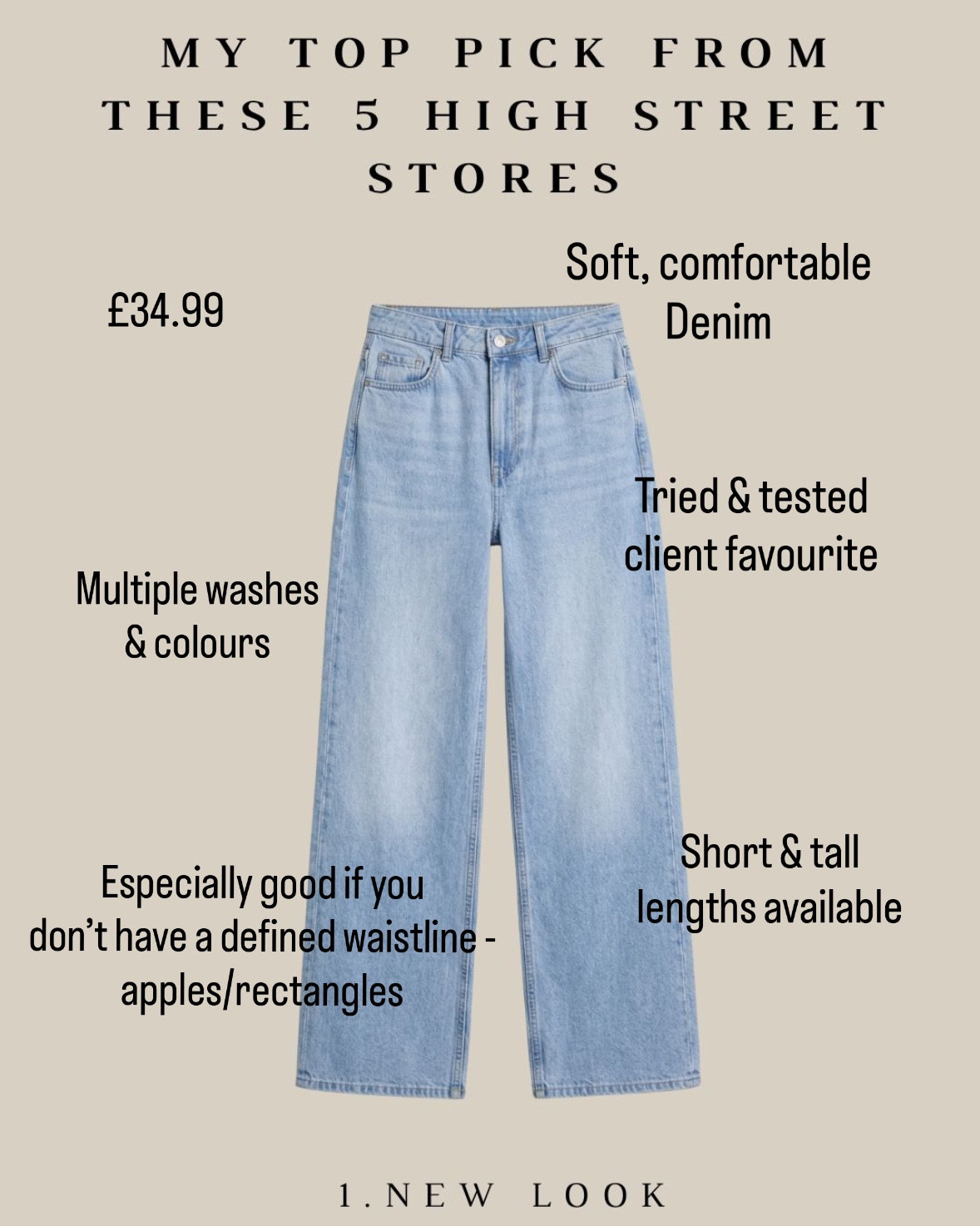 A few top picks from 5 high street stores. 
Including 3 tried and tested client favourites.

Excellent price points - 4 under £35!! 

Jeans 
Denim 
Holiday
Swimwear 
Spring outfits 
Linen 

#LTKuk #LTKspring #LTKsummer