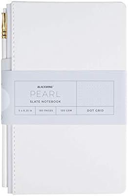 Blackwing Pearl Slate Journal, Pearl White Hardcover Notebook (160 Pg.) | Amazon (US)