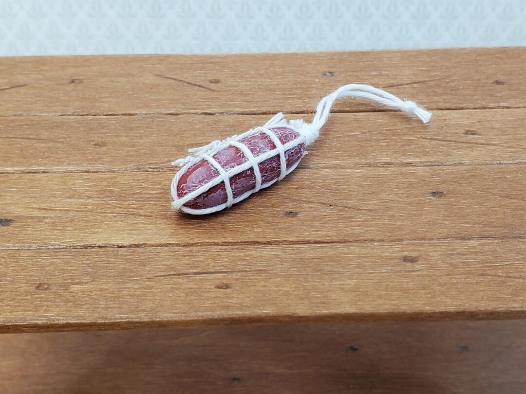 Miniature Wrapped Salami Meat 1:12 Scale for Dollhouse Grocer Grocery Store 1 1/4" - Etsy | Etsy (US)