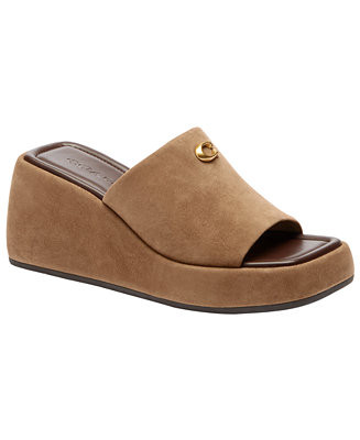COACH Women's Marie Platform Wedge Sandals - Macy's | Macy's