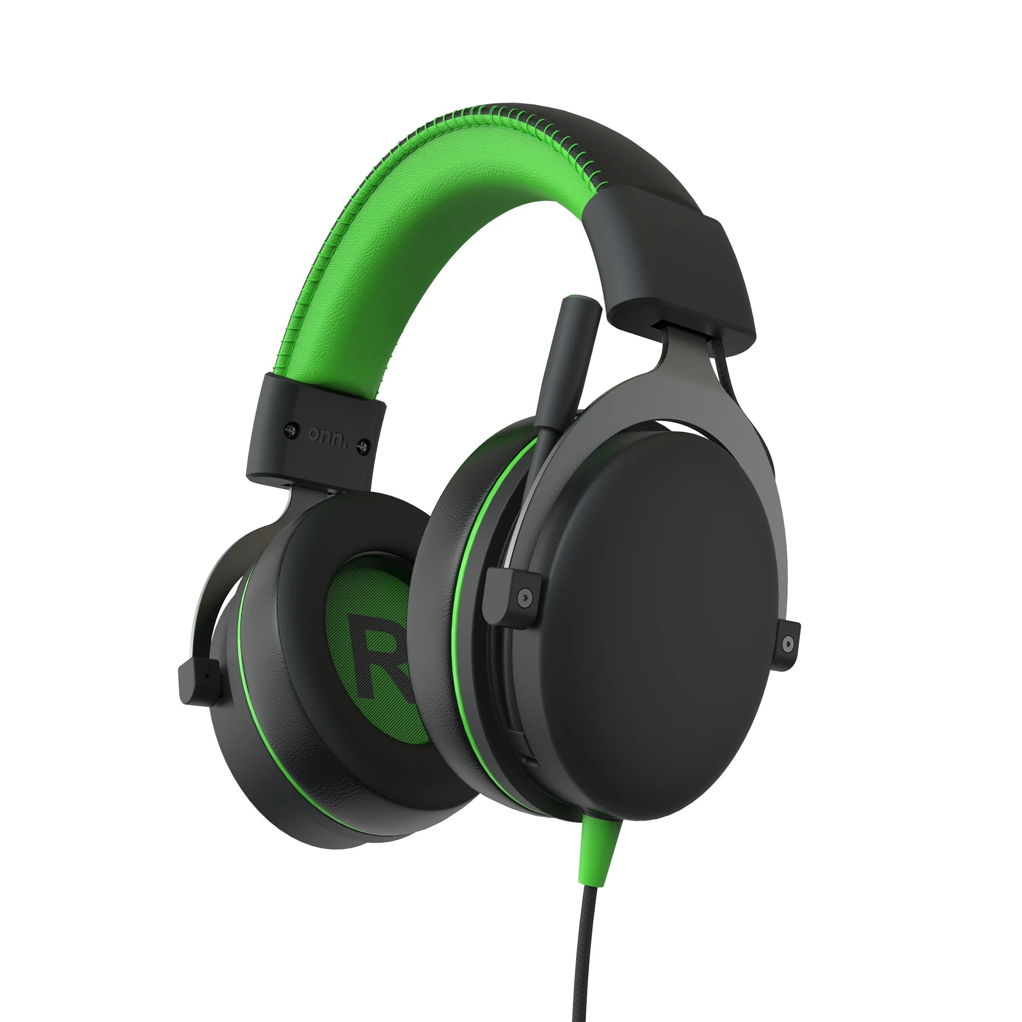 onn Xbox Wired Video Game Headset with 3.5mm Connector, Flip-to-Mute Mic, Cooling Gel Earpads and... | Walmart (US)