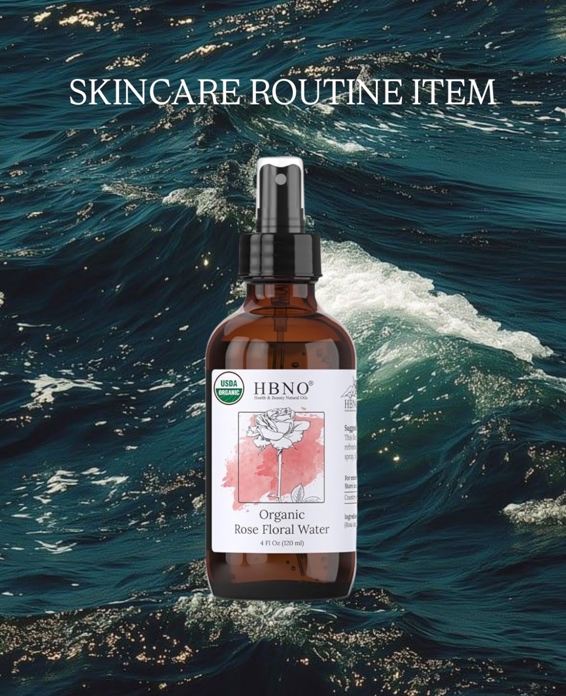 ORGANIC ROSE WATER SPRITZ FACIAL HYDRATION HYDROSOL

#LTKBeauty