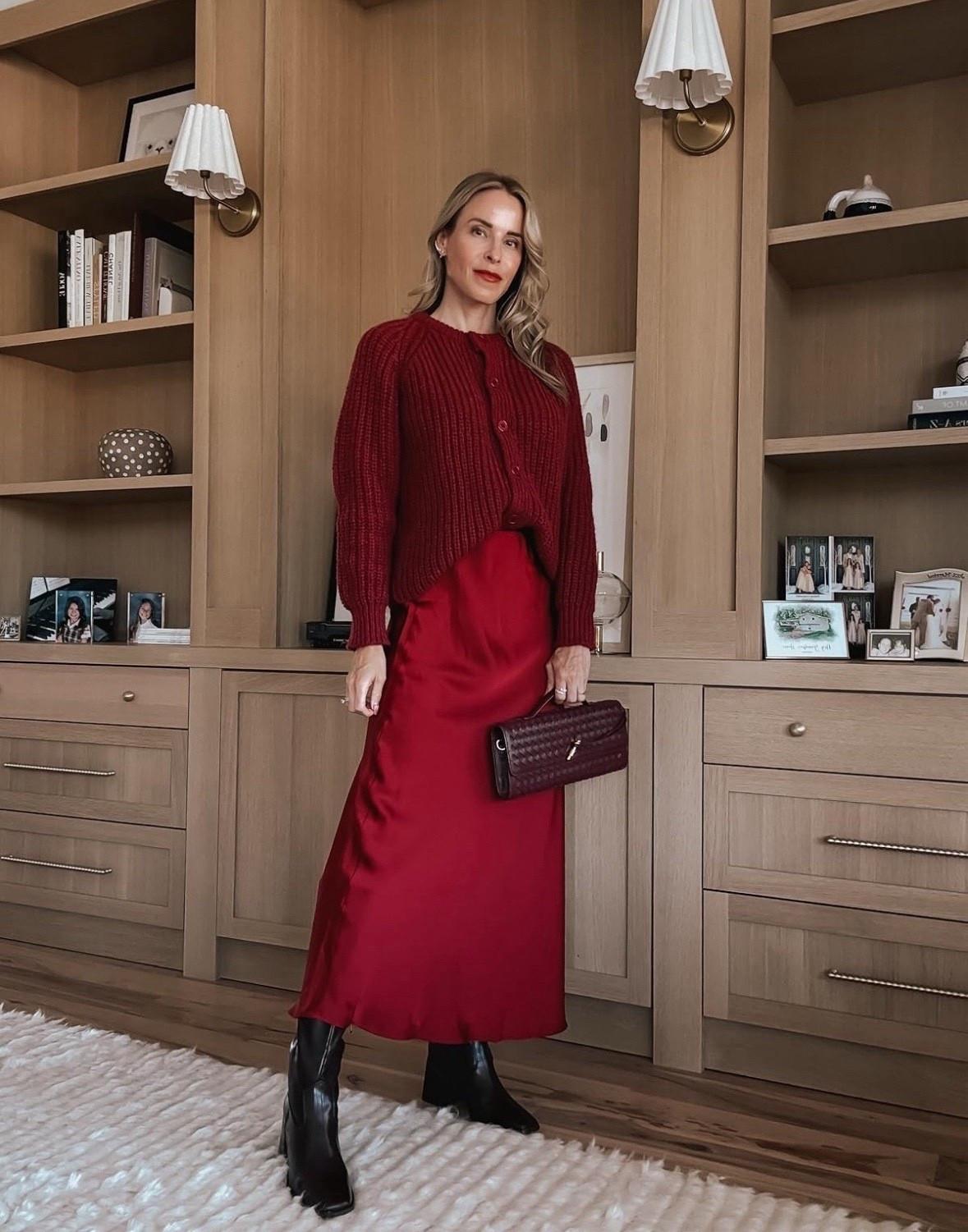 Loving how this satin skirt takes this outfit to the next level  

#LTKStyleTip #LTKSeasonal #LTKU