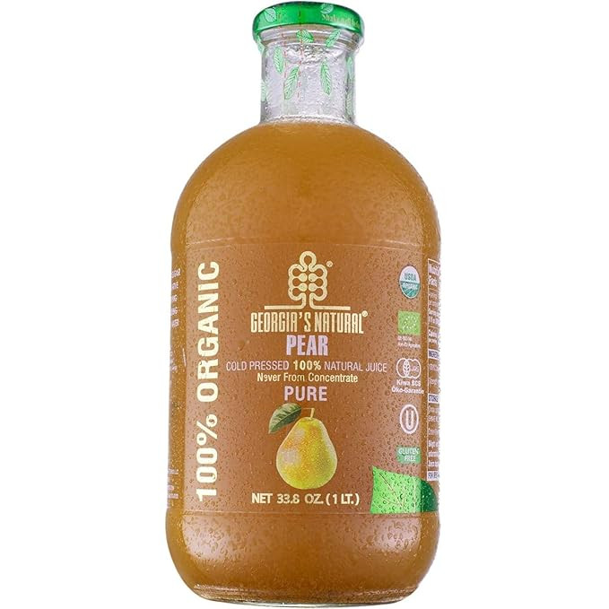 Georgia’s Natural Organic Pear Juice – All-Natural, Cold Pressed Pure Juice – Not From Conc... | Amazon (US)