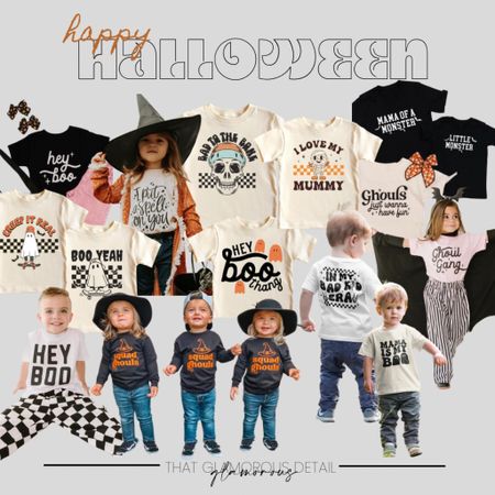 Etsy Halloween Graphic Tees for Kids. 

#LTKHalloween #LTKkids #LTKHoliday