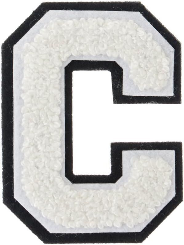 M&J Trimming Iron On Letters - Varsity Chenille A-Z Patches - Iron Adhesive or Sew On Appliques -... | Amazon (US)