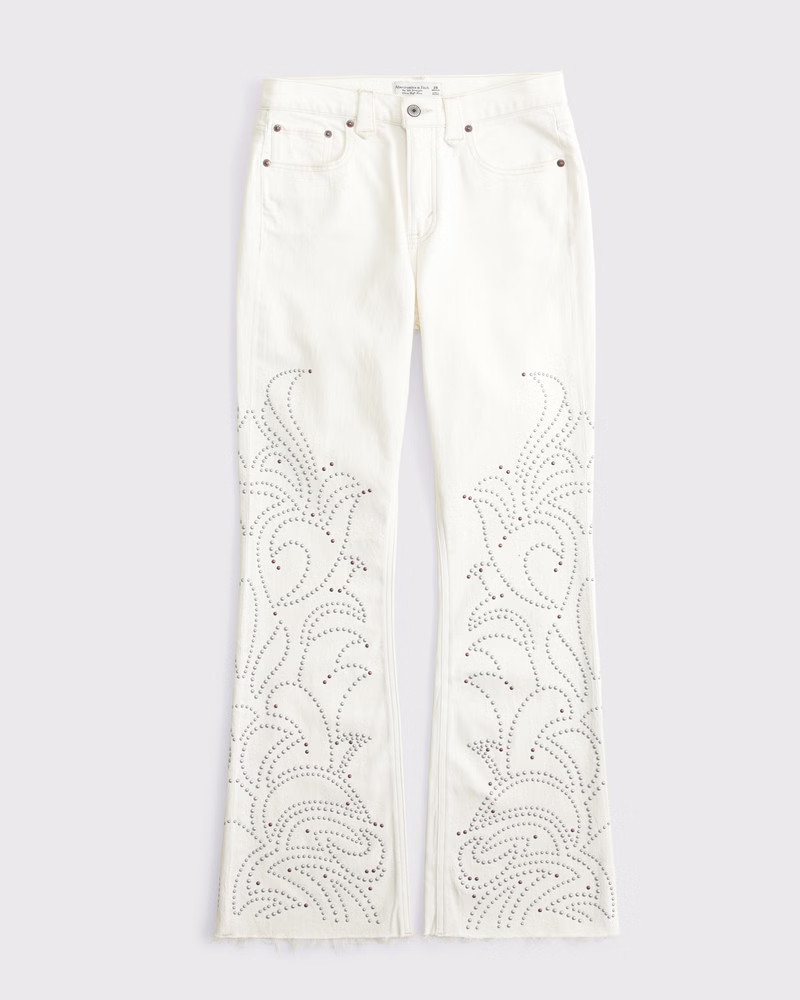 Women's Curve Love High Rise Bootcut Jean | Women's New Arrivals | Abercrombie.com | Abercrombie & Fitch (US)