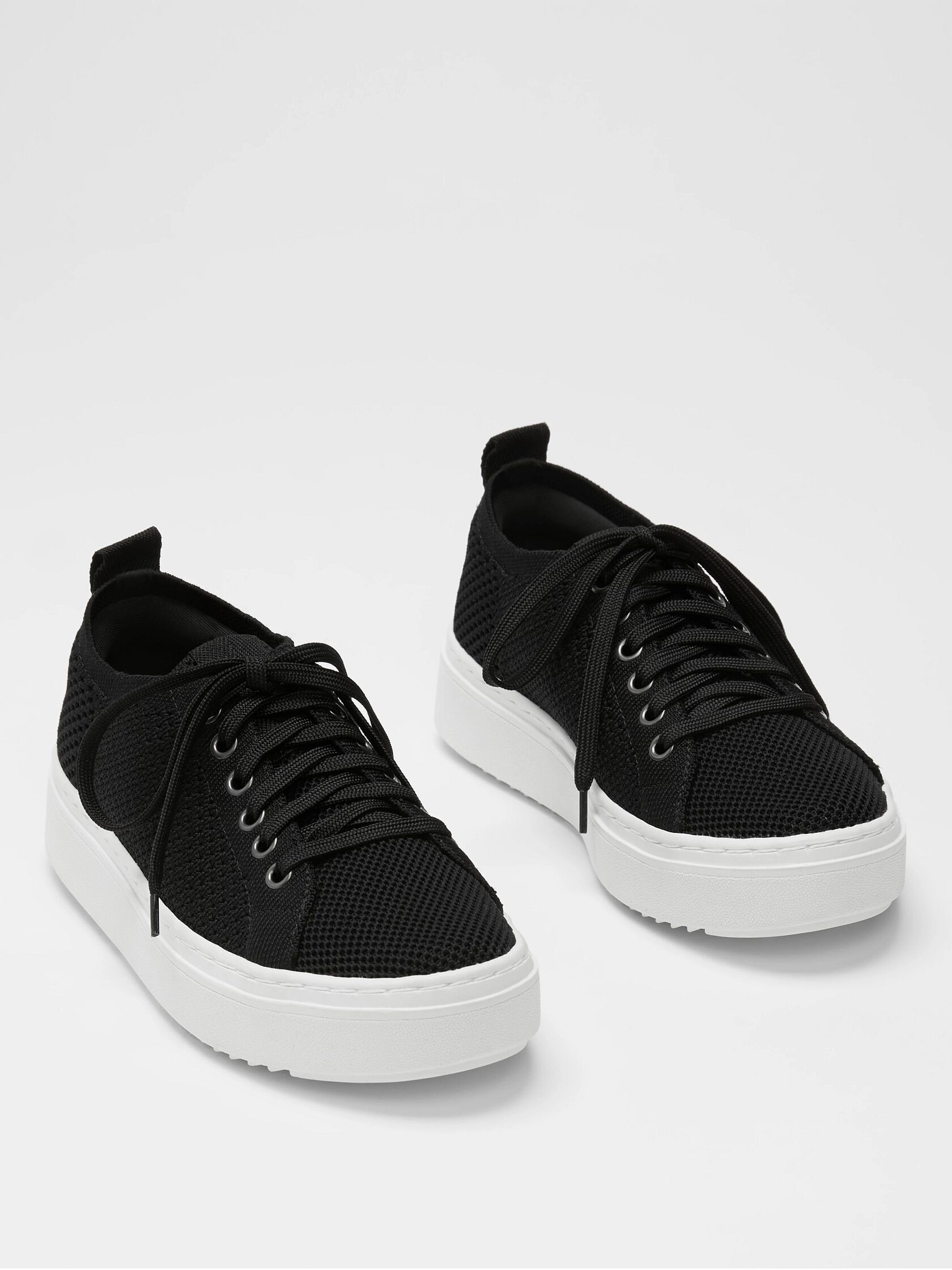 Peris Recycled Stretch Knit Wedge Sneaker | Eileen Fisher