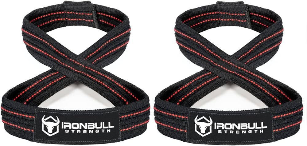 Heavy Duty Lifting Straps for Deadlift - Figure 8 Wrist Straps for Heavy Weight Lifting, Strongma... | Amazon (US)