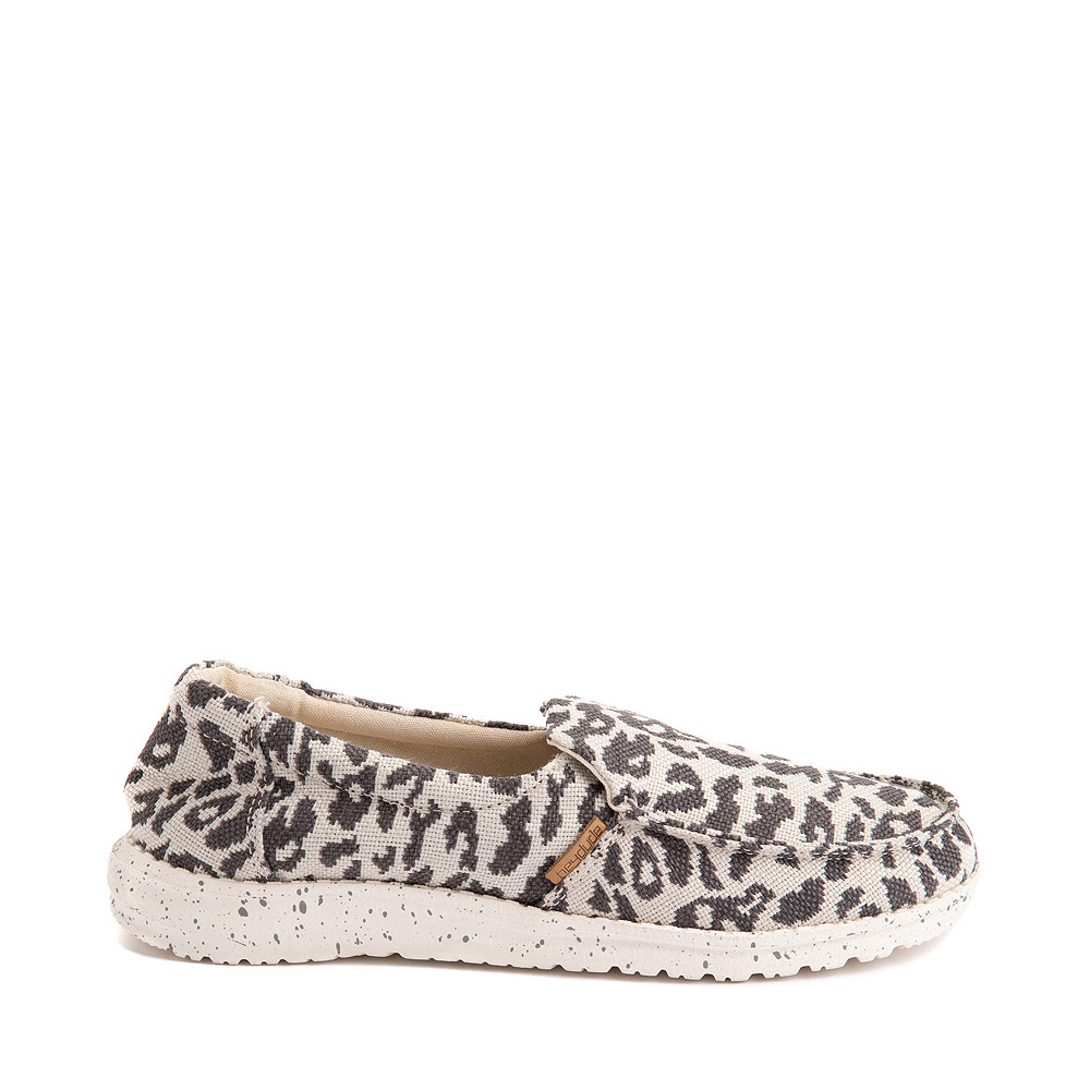 Womens Hey Dude Misty Slip On Casual Shoe - Gray Leopard | Journeys