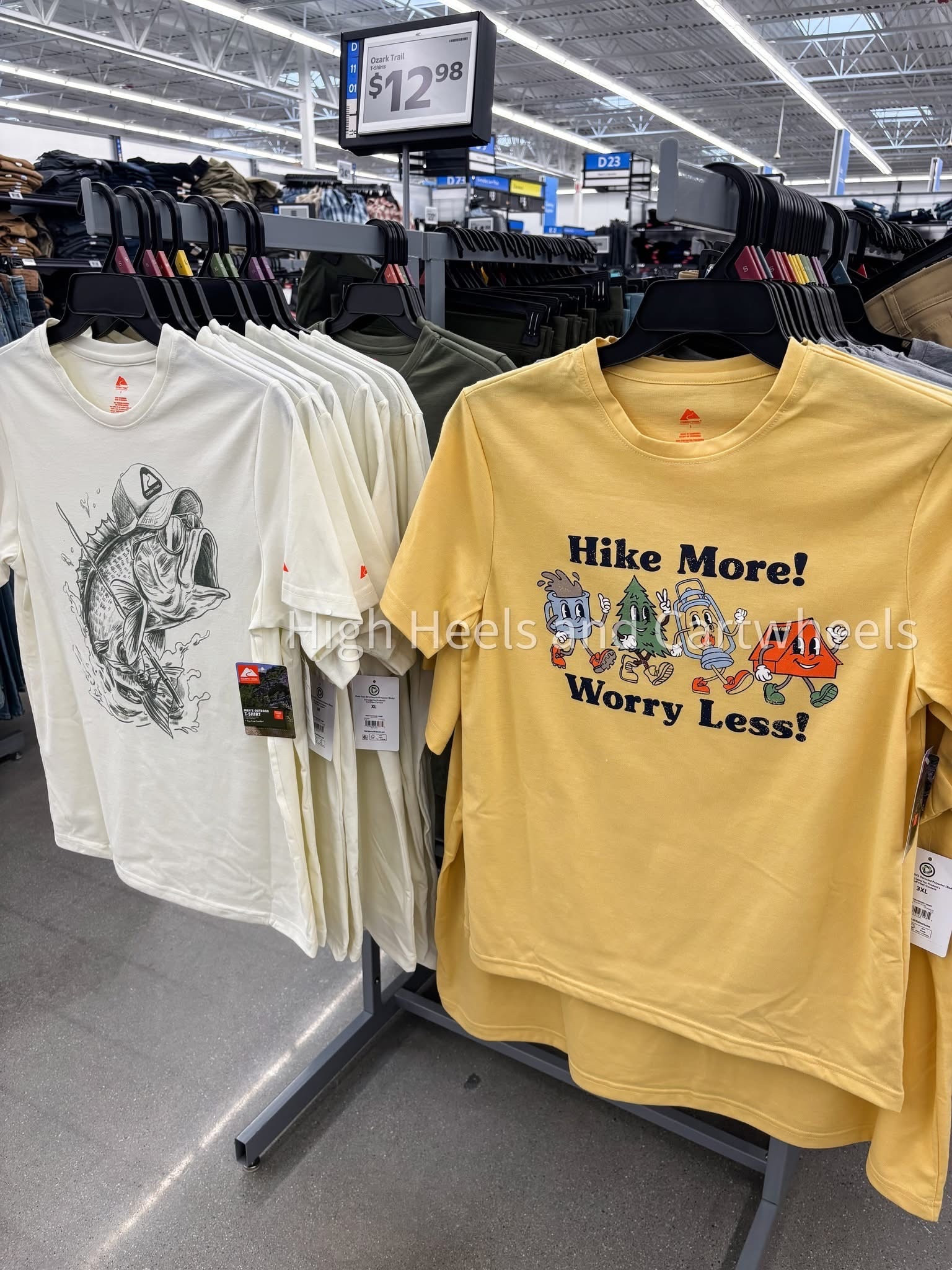 Fun Ozark Trail tees. These are in the men’s section but we’d wear them too!