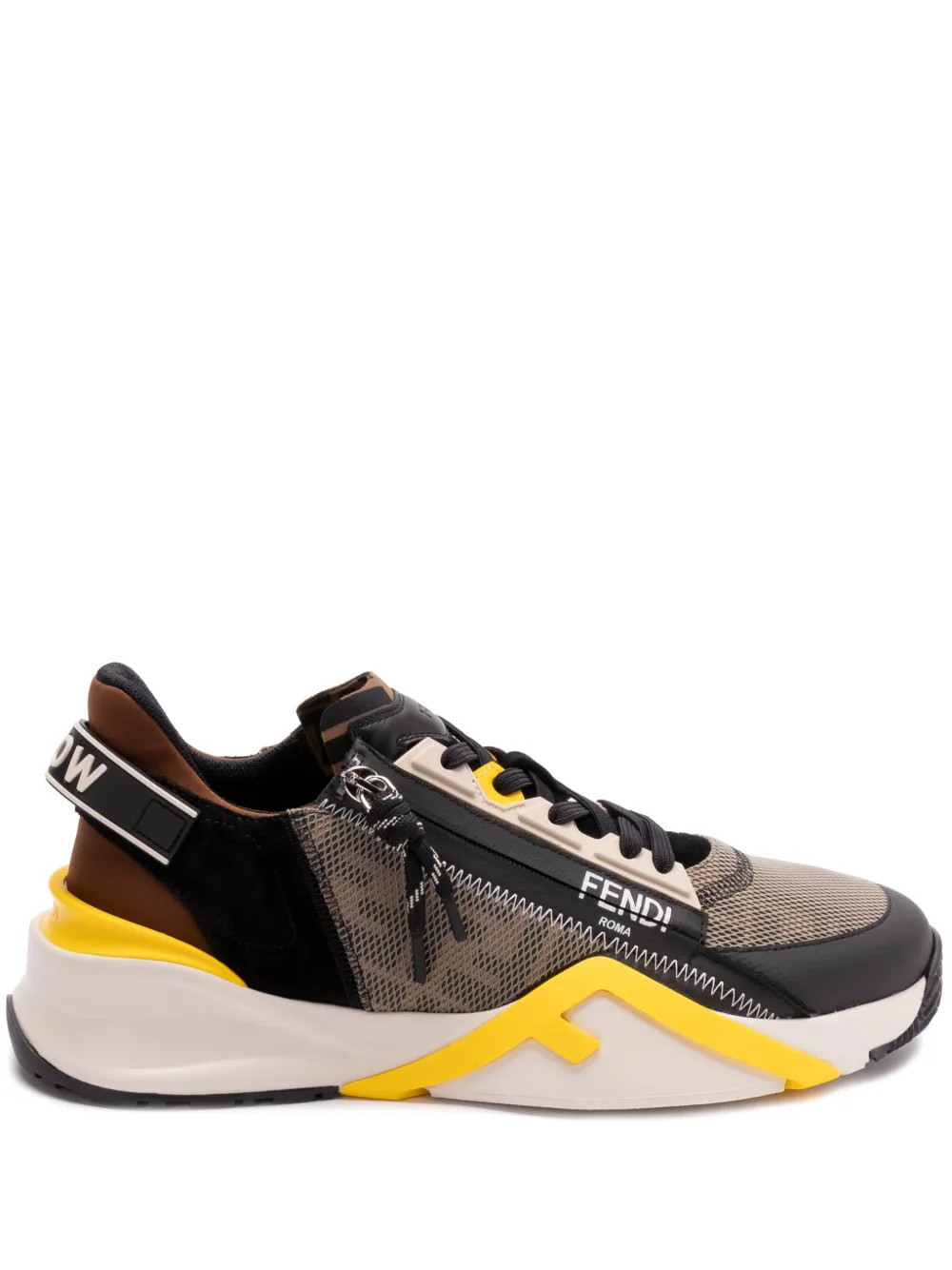 FENDI Fendi Flow Sneakers | Brown | FARFETCH | Farfetch Global