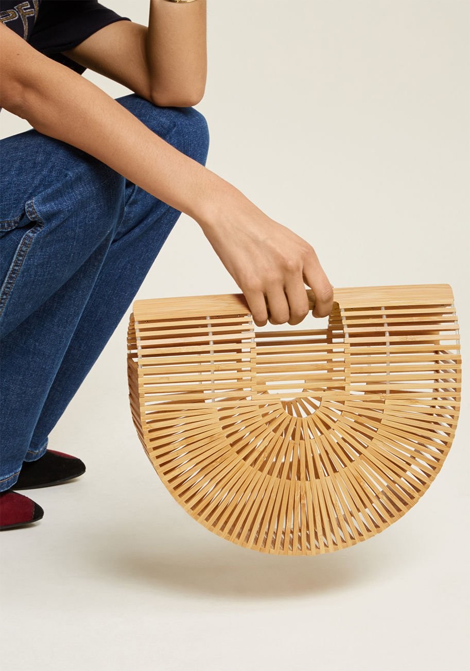 Some Sunny Day Bamboo Cage Bag | Modcloth