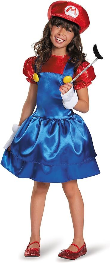 Mario Skirt Version Costume, Small (4-6x) | Amazon (US)