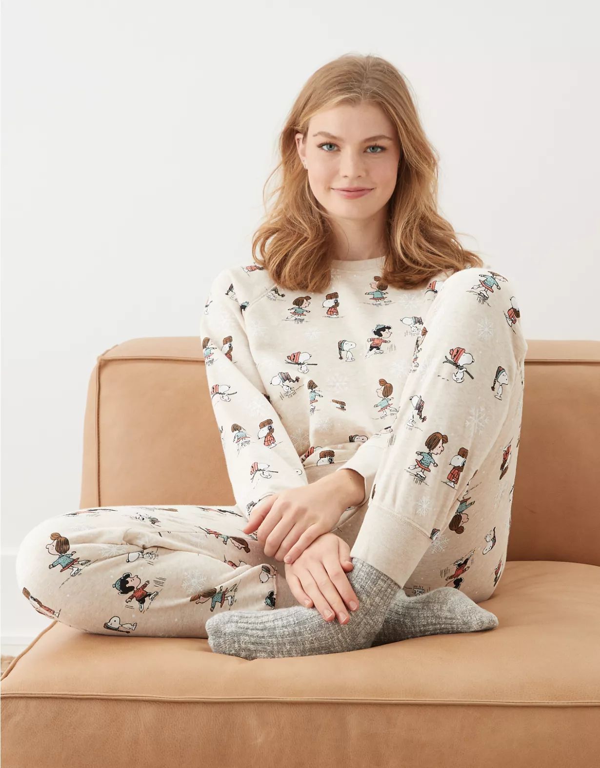 AE x Peanuts Fleece PJ Set | American Eagle Outfitters (US & CA)