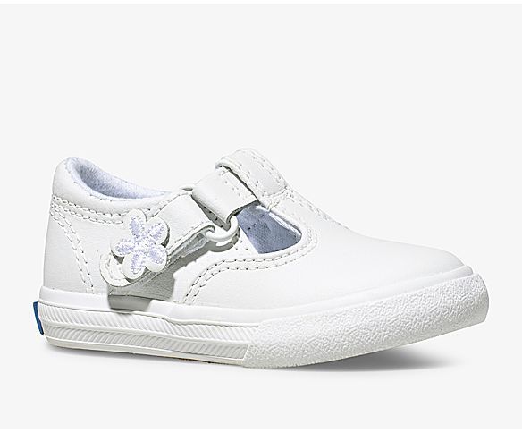 Little Kid's Daphne T-Strap Leather Sneaker | Keds (US)