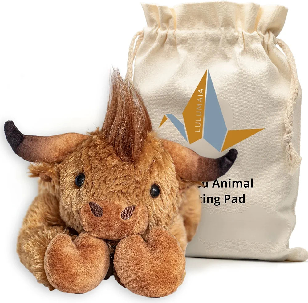 Heating Pad for Cramps - Microwavable Stuffed Animal Heating Pad for Neck and Shoulders - Microwa... | Amazon (US)