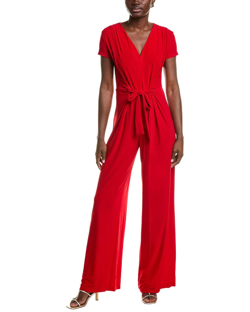 Joseph Ribkoff Tie Front Jumpsuit | Shop Simon