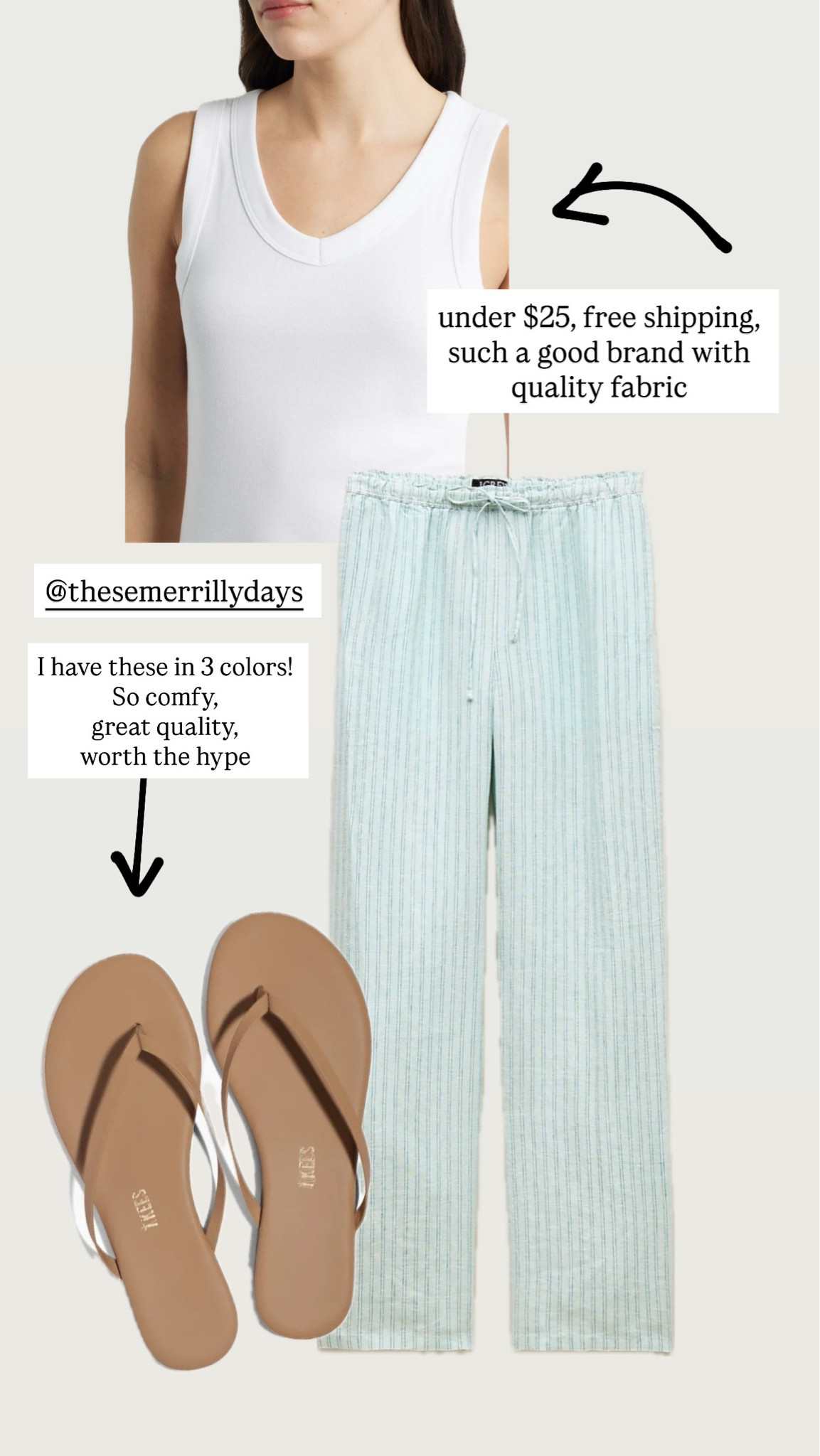 Such an elevated but comfy and casual outfit for the warmer months! The linen pants are so lightweight and are so easy to pair with a tee or tank! Thesemerrillydays women’s summer outfit ideas women’s linen pants outfits casual summer outfit women’s linen outfit ideas 

#LTKdayinmylife #LTKSeasonal #LTKootd