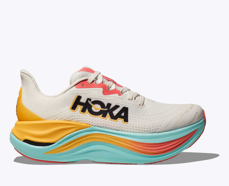 HOKA Women's Skyward X Shoes in Blanc De Blanc/Swim Day, Size 10.5 | Hoka One US
