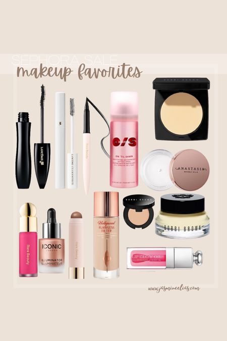 Sephora sale makeup favorites 

stock up because everything is on sale!

primer, blush, foundation, lipstick, mascara, eyeliner, concealer, highlighter 

#LTKxSephora #LTKbeauty #LTKsalealert