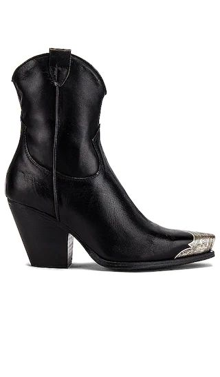Brayden Western Boot in Black | Revolve Clothing (Global)