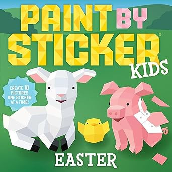 Paint by Sticker Kids: Easter: Create 10 Pictures One Sticker at a Time! 
    
    
  
        
 ... | Amazon (US)