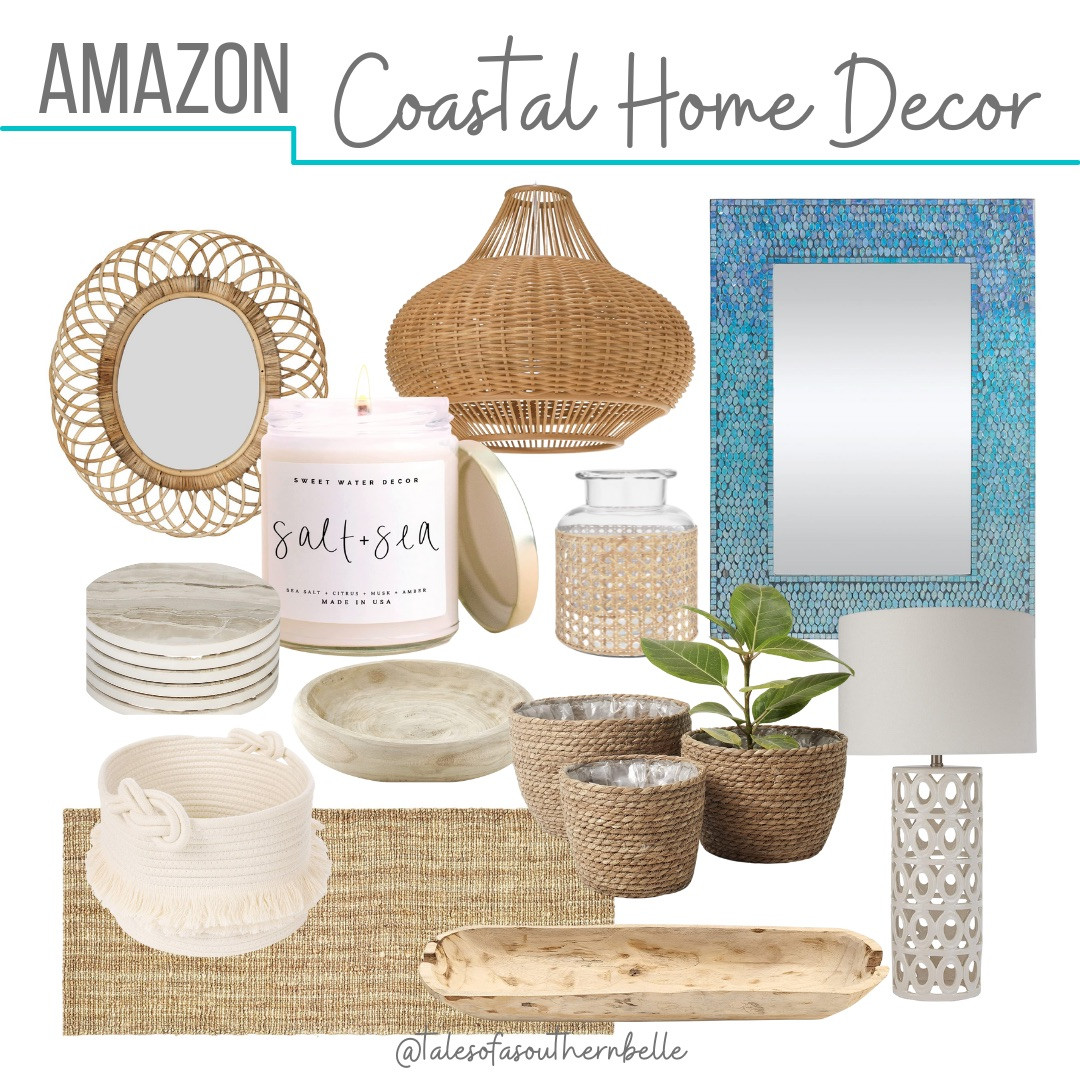 Modern Coastal home decor // spring home decor  | Amazon (US)